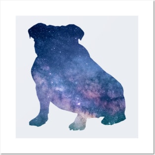 Bulldog Out of this World - Space Theme Dog Posters and Art